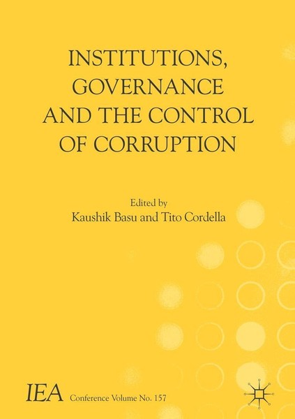 Institutions, Governance And The Control Of Corruption Kaushik Basu-image