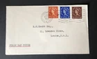 GB QEII 1953 Wildings - 3 stamps - plain FDC - 31 Aug 1953