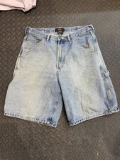 Vintage Route 66 Men's Carpenter Denim Shorts dad shorts