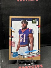 2023 Donruss ~ WILL ANDERSON JR. ~ Rated Rookie Portrait Studio RC /100 🔥