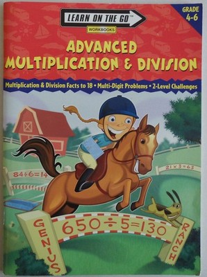 Advanced Multiplication & Division (Learn on the Go Grade 4 - 6)
