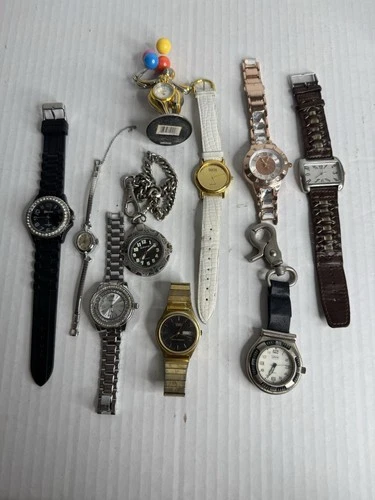Vintage And Modern Watch Lot Elgin, Timex, Armitron, And More