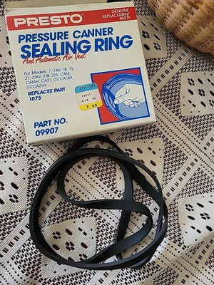 #ad READ Vtg Presto 09907 Pressure Cooker Canner Gasket; Sealing Ring $11.99