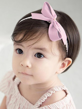 Baby Girls Cute Lace Bow Headband Soft Cotton Elastic Hair Accessories for Toddl