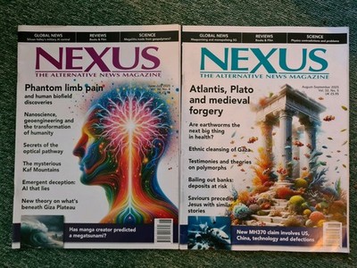 Nexus magazines x2 The Alternative News June-July + Aug-Sept Brand New