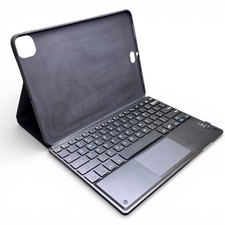 Universal 10-11 Tablet Keyboard Case Bluetooth w Touchpad Magnetic New