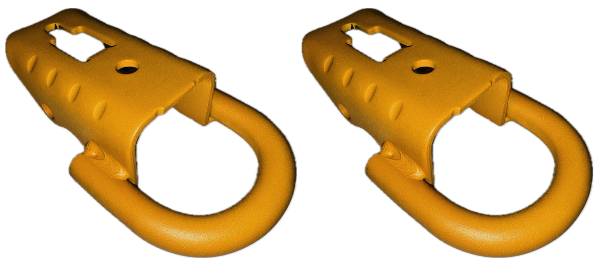 2015-2025 Ford F-150 Tremor Front Tow Hook Yellow Loop LH + RH