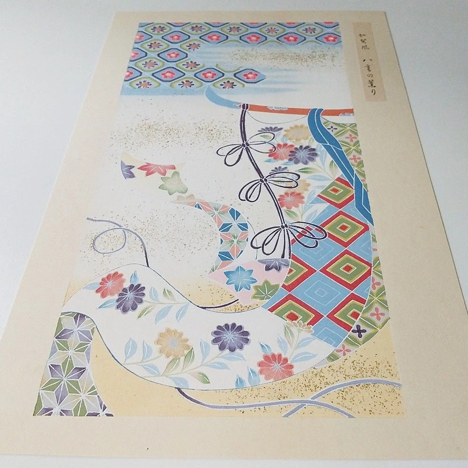 Impresión en madera Yae no Kaori/antigua japonesa Ukiyo-e/¡Japón!!! Foto 2 de 4