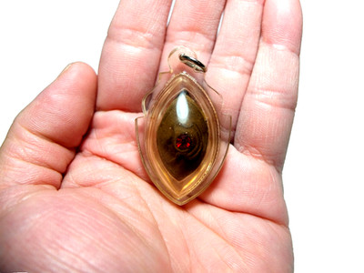 Lucky Heart Star Gamble Eyes LP Pina Laos Thai Amulet Love Charm Attraction 