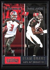 2017 Panini Contenders #TQ-6 Jameis Winston DeSean Jackson Mike Evans Howard
