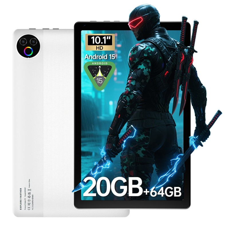 10.1" IPS Tablet 16GB+ 64GB+1TB TF Wifi 5G Dual Camera Support Spilt-Screen