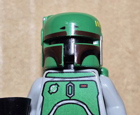 Lego Boba Fett 4476 7144 3341 Old Light Gray Star Wars Minifigure Mini Figure