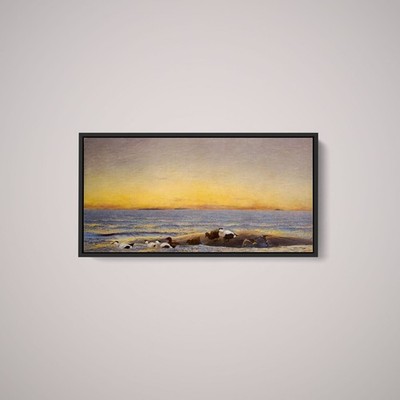 Bruno Liljefors - Morning Mood by the Sea - Art Print on Paper or Canvas