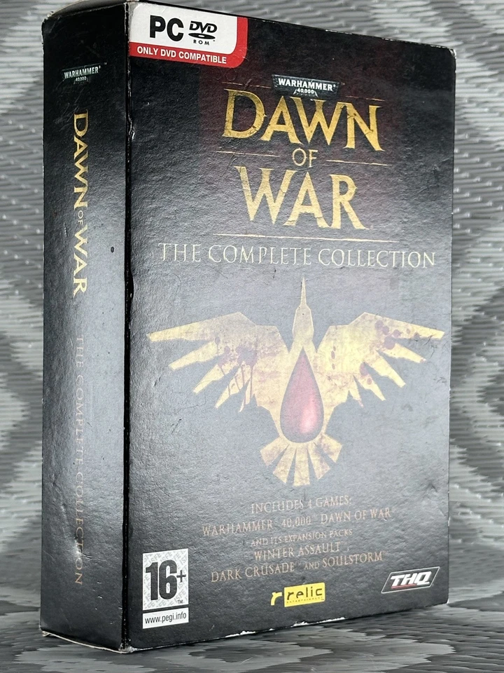 Warhammer 40k Dawn of War Complete Collection PC CDROM 4 Game discs Manuals NEW - Image 2 of 4