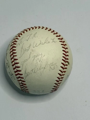 New ListingBert Blyleven Joe Lis Danny Walton Multi Signed Auto OAL Baseball 1973 Twins