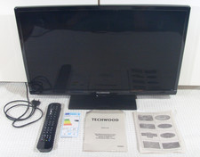 HDTV Fernseher 24 Zoll/60 cm│2x HDMI, USB, DVB-T, LED│Techwood H24T11A Flachbild
