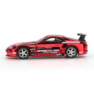 MINI GT TOYOTA SUPRA (A80) TOP SECRET GT-300 1/64 TOP SECRET RED