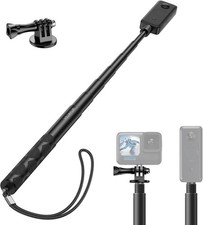 Invisible Selfie Sti, 1/ Extendable Monopod Pole, Solid and