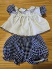 Vintage Cabbage Patch Kid 1980s coleco apron dress and bloomers vgc