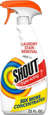 Shout Active Enzyme Laundry Stain Remover Spray 22oz Triple-Acting Formula