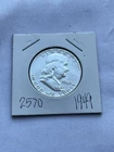 1949 US  SILVER HALF DOLLAR  2570