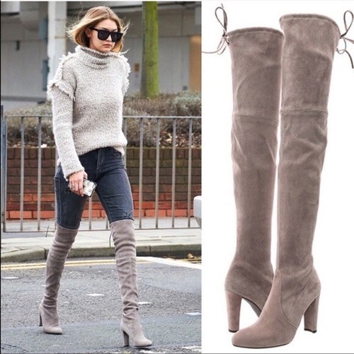 Stuart Weitzman Highland Suede Over The 