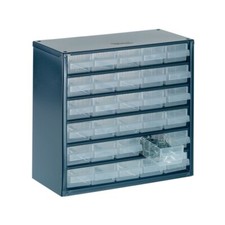 Raaco professional clear drawer steel cabinets, 283mm height No. of Drawers 30