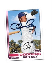 2003 Topps All Time Fan Favorites # 125 Ron Cey Autograph / Signed Card Dodgers