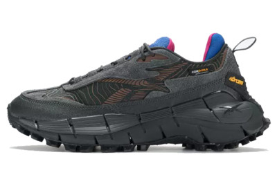 Reebok Zig Kinetica 2.5 Edge Low Pure Grey Collegiate Brown - 100033180