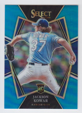 2022 PANINI SELECT JACKSON KOWAR RC 055/149 LIGHT BLUE PRIZM PARA ROOKIE Royals