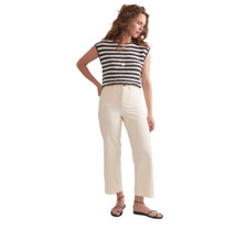 Marine Layer Womens Bridget Pant in White Size 10 - Office / Summer / Travel