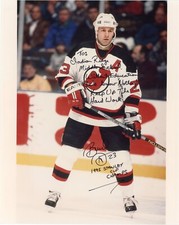 Bruce Driver - Signed Color Photograph (NJ Devils)