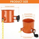 <!--F#f_0-->King Pin Lock Solid Steel Trailer Lock Sturdy Wheel King Pin Lock with FawQw<!--F/-->