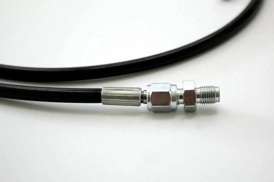 for 1992-2000 Honda Civic 94-01 Acura Integra Clutch Line Stainless Steel Black - Image 2 of 4