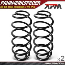 2x Federn Fahrwerksfeder Hinterachse für Audi A4 8K2 B8 Limousine 1.8 TFSI 07-15