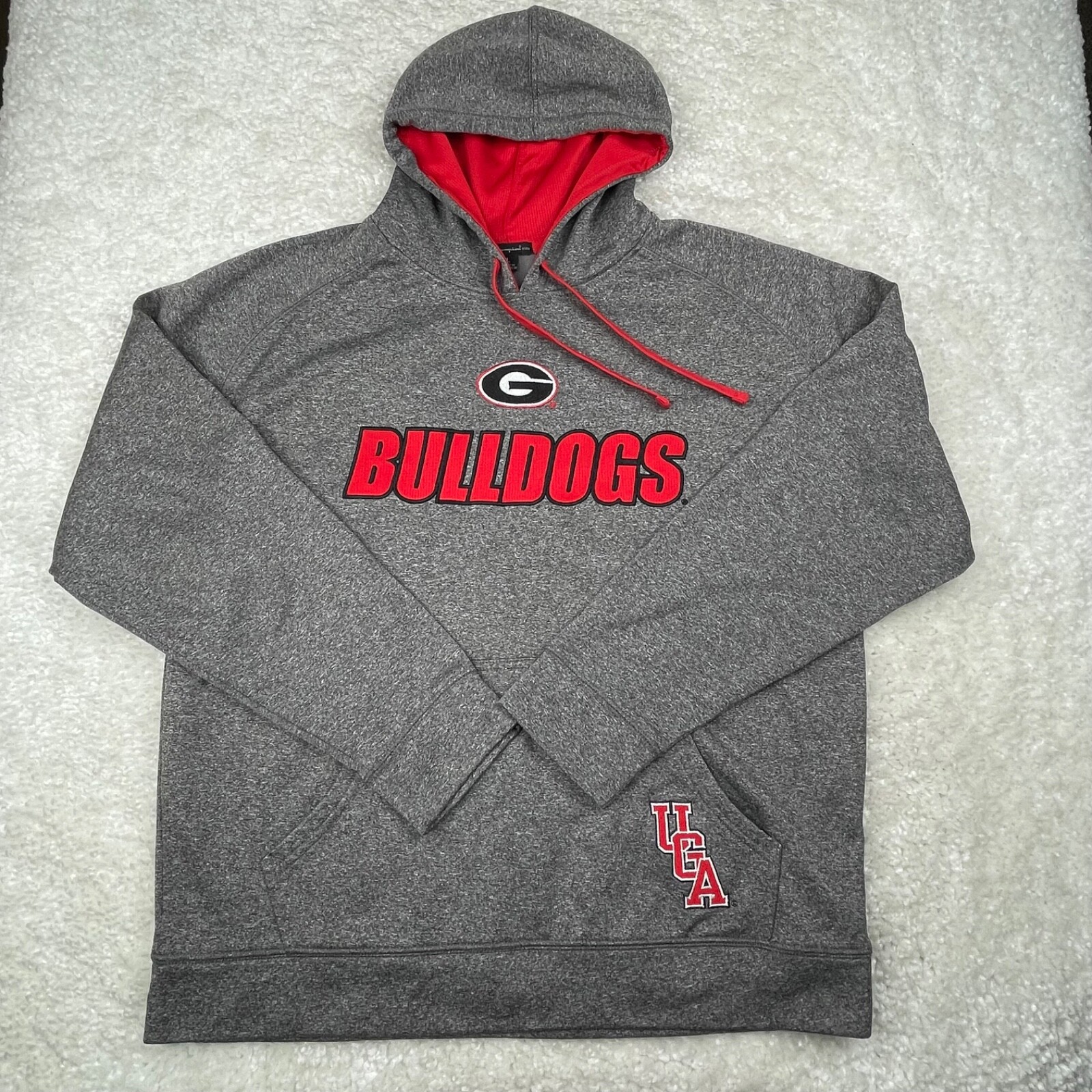 Georgia Bulldogs Hoodie Mens Large Gray GA Dawgs Pullover Shirt Hoody NCAA  UGA | eBay