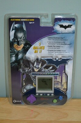 NEW Batman The Dark Knight Electronic Handheld Game by Zizzle 5 games in 1 