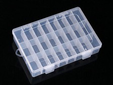 24 Grids Plastic Organizer Box Case Jewelry Bead Display Storage Container