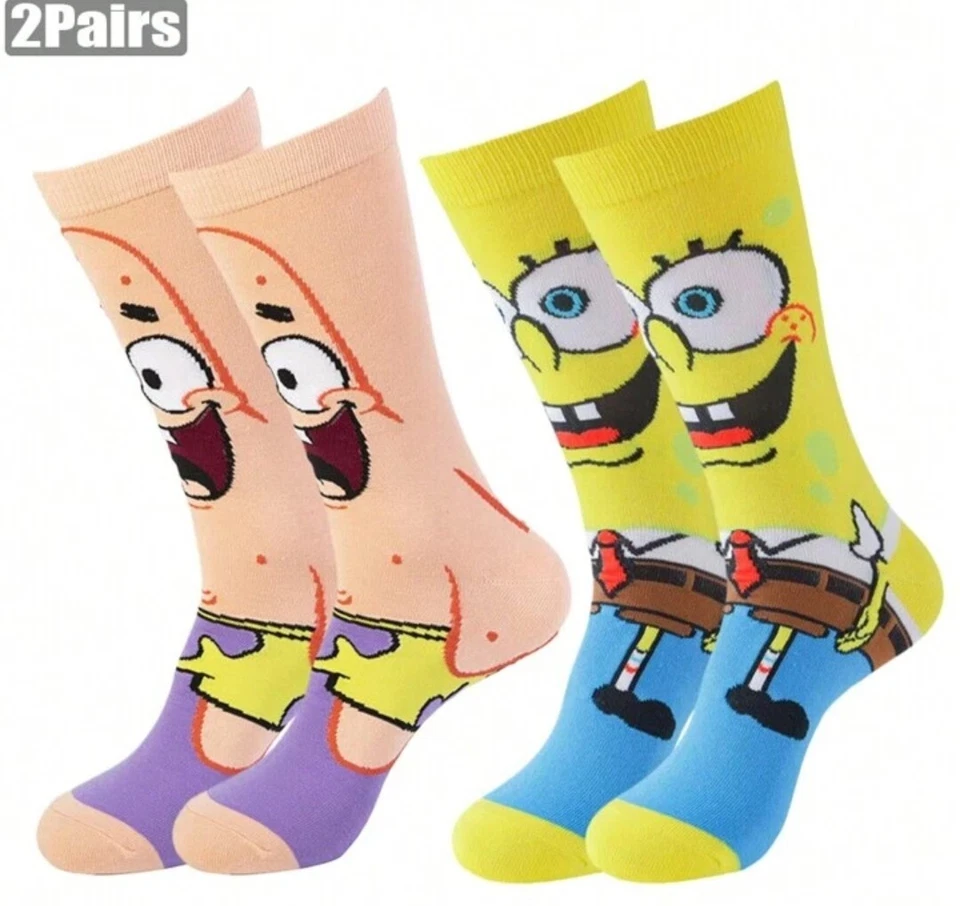 Juego de calcetines Bob Esponja y Patrick niñas/niños Foto 2 de 4