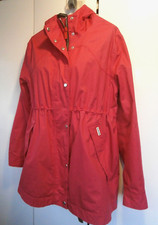 Hunter Mac Pink Waterproof Lightweight Smock Jacket Size Xl Uk 18 Vgc