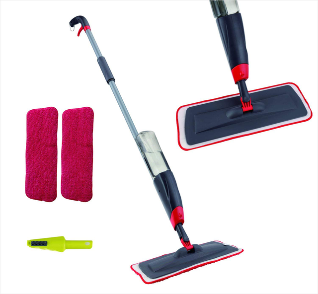 reusable microfiber spray mop