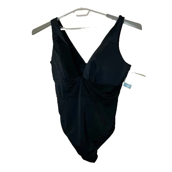 Lane Bryant Solid One Piece Swimwear for Women