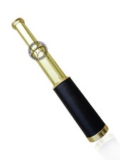 Solid Marine Brass Telescope Binoculars 12 -inch Black Best Gift Item 20X Lens