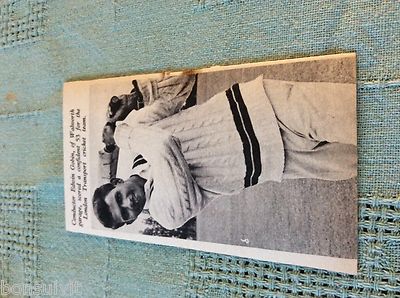 m89b ephemera 1966 london transport picture cricket edward gobin walworth