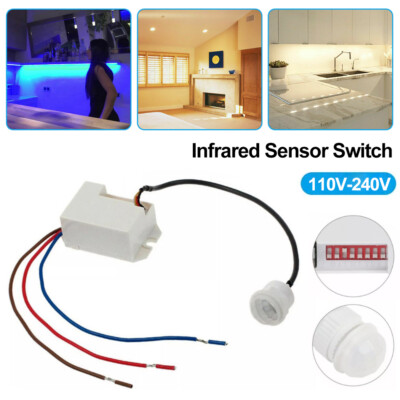 Bewegungsmelder 360°-Installation Infrarot-Sensor Schalter Lampe PIR flush-mou