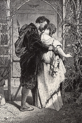 Gabriel MAX 1800s Woodcut 