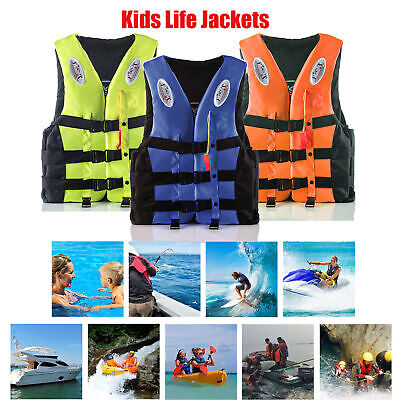 UK Adult Kids Life Jacket Kayak Ski Buoyancy Aid Vest Sailing Fishing Sport