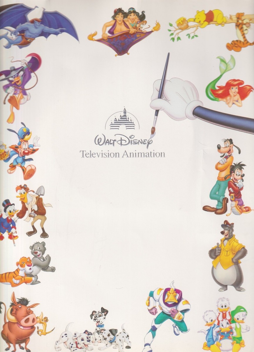walt Disney television animation 1996 press kit mighty ducks