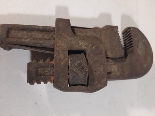 Vintage JORDAN Drop Forged Steel 10" Pipe Wrench w steel Handle - GERMANY - Picture 3 of 9