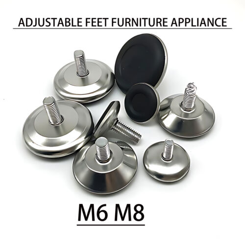 M6 M8 pies ajustables muebles electrodoméstico silla sofá nivelador ajustable - Imagen 1 de 5
